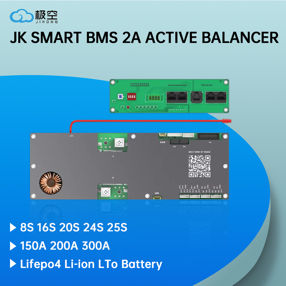Smart Bms 24S 200A Bluetooth Lifepo4 - JK Smart BMS 2A balanceador activo