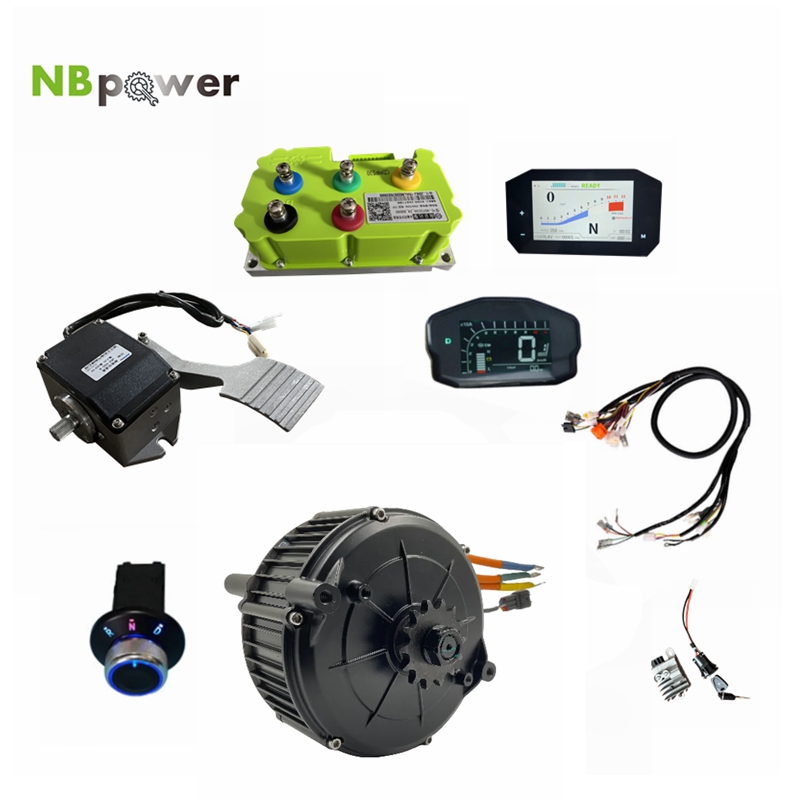 Kit de motor PMSM de transmisi - Mid Drive Motor Kit 72V 5000W reseña y precio