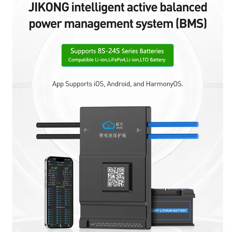 JK BMS Active Balance 150A 200 - Smart Bms 24S 200A Bluetooth Lifepo4 reseña y precio