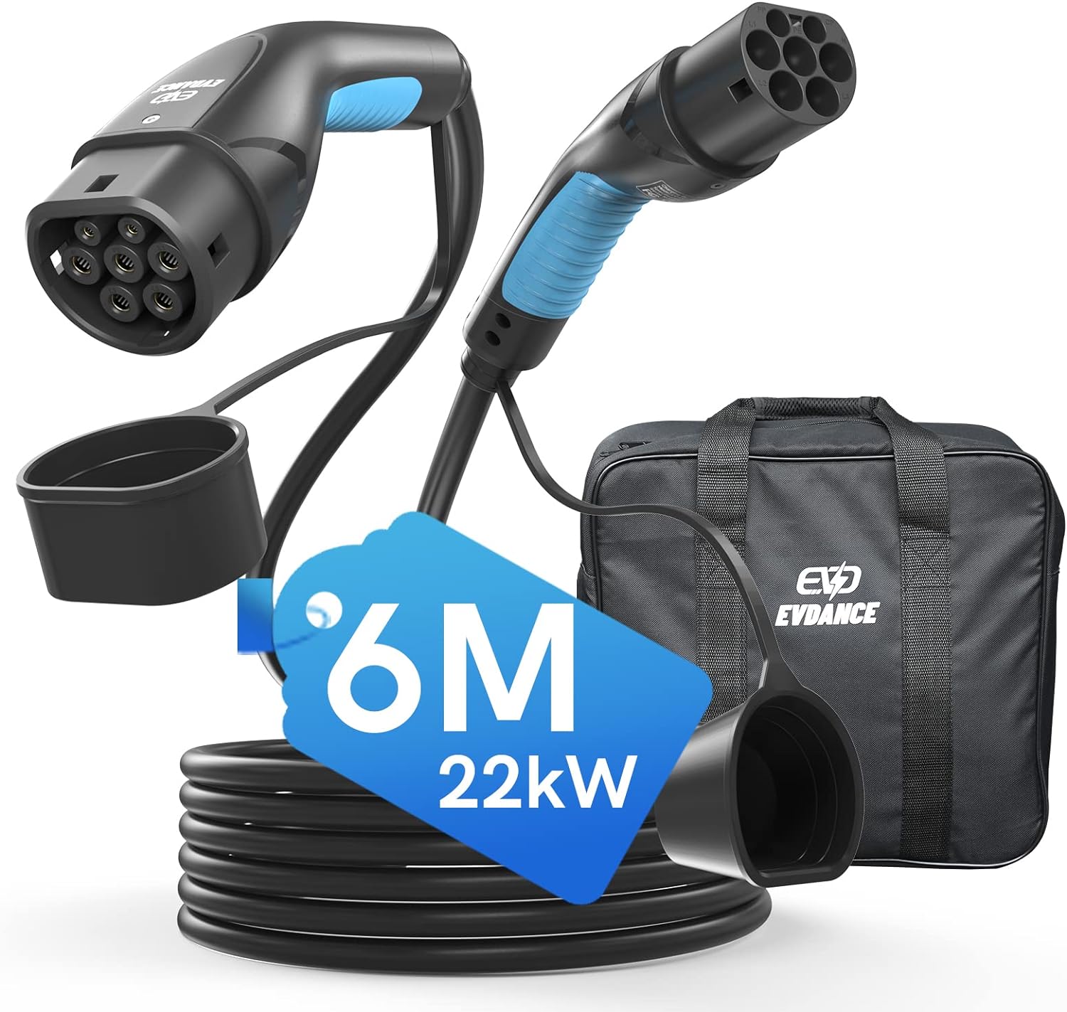 Cable de carga EV EVDANCE 6/8/ - Ev Charger Type 2 22Kw 32A 3 Phase reseña y precio