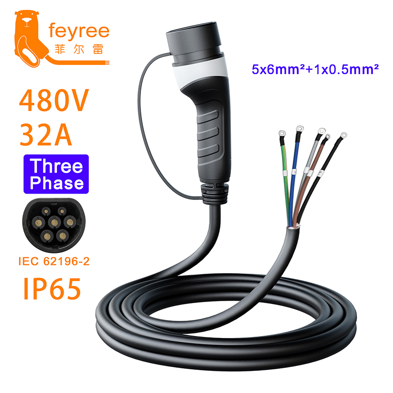 Cargador Feyree trifásico para - Ev Charger Type 2 22Kw 32A 3 Phase reseña y precio