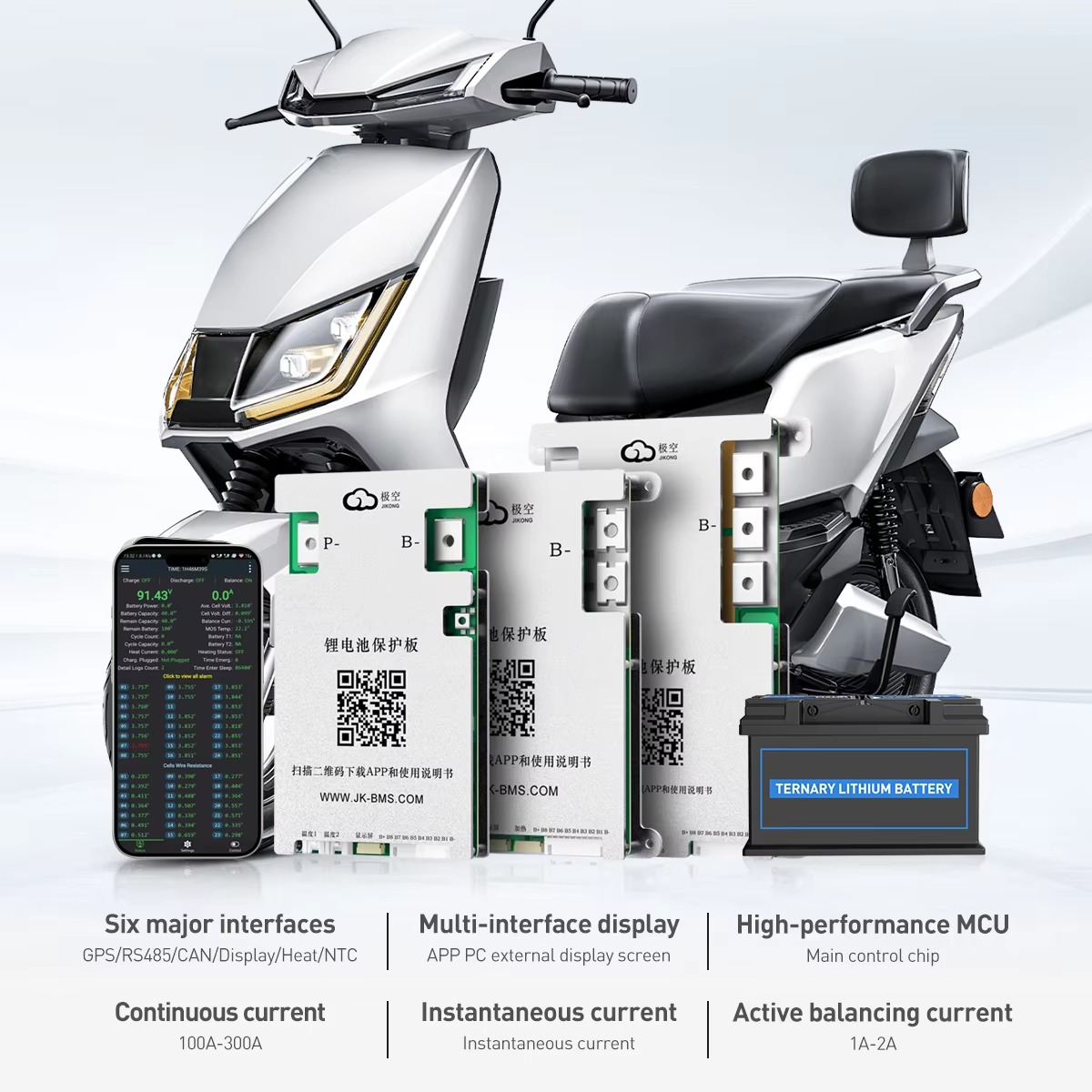 JIKONG JK-B2A24S30P Smart BMS  - Smart Bms 24S 200A Bluetooth Lifepo4 reseña y precio