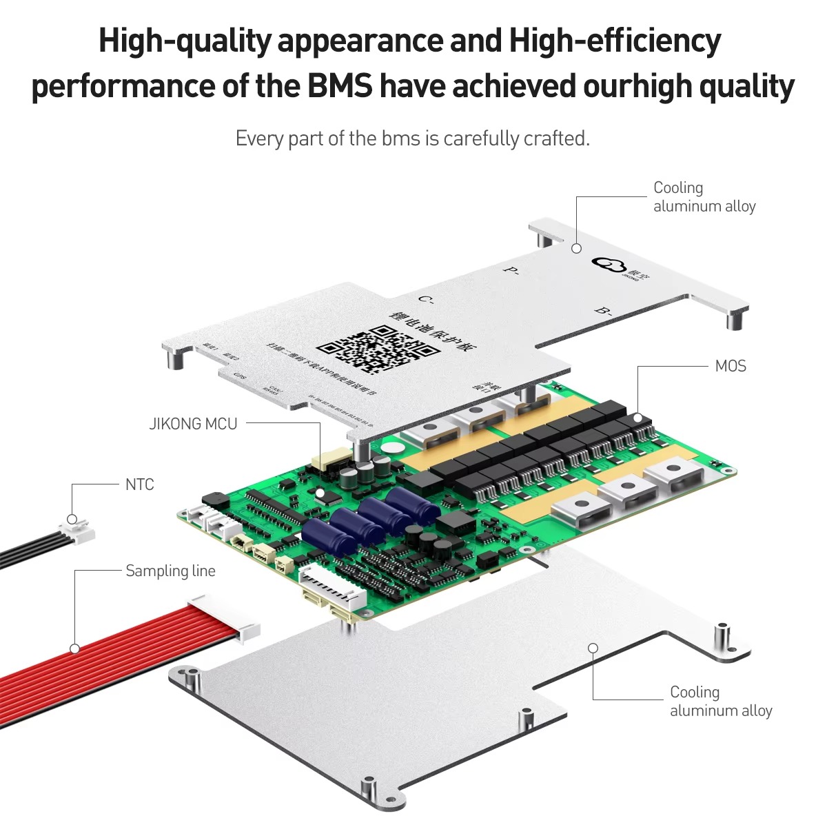 JIKONG JK-B2A24S30P Smart BMS  - Smart Bms 24S 200A Bluetooth Lifepo4 reseña y precio