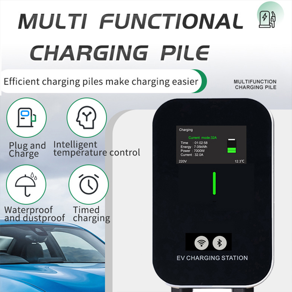 Cargador EV TYPE-2 Wallbox 7KW - Ev Charger Type 2 22Kw 32A 3 Phase reseña y precio